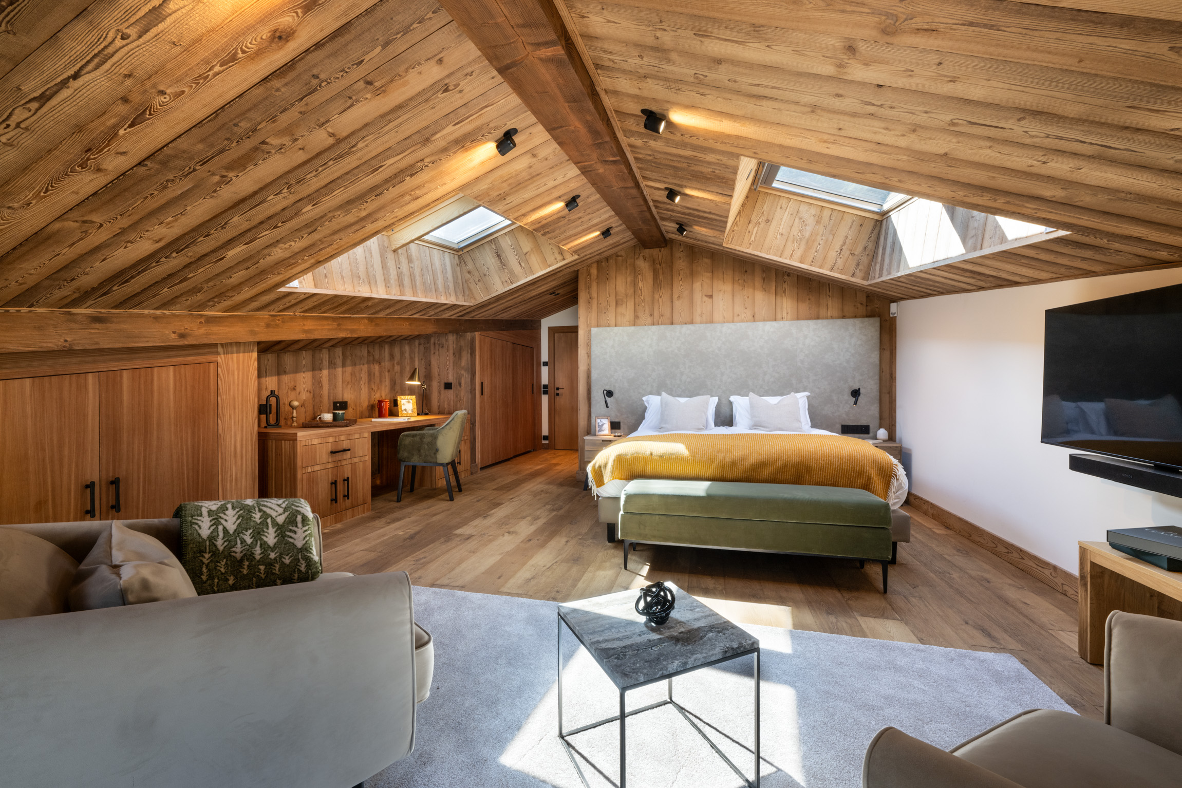 Chalet d'exception à Chamonix - Mont Blanc — Cube Heritage (vue 13)